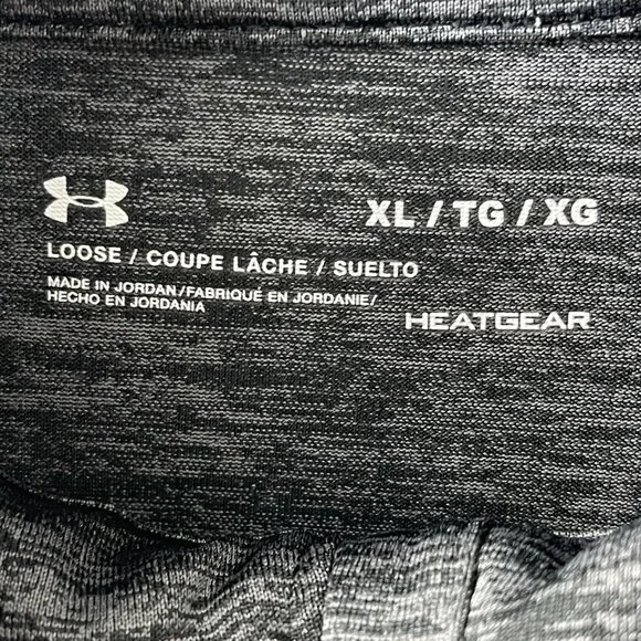 Under Armour Gray Quarter-Zip Pullover S Logo Volleyball HeatGear Loose Fit XL - Picture 5 of 13